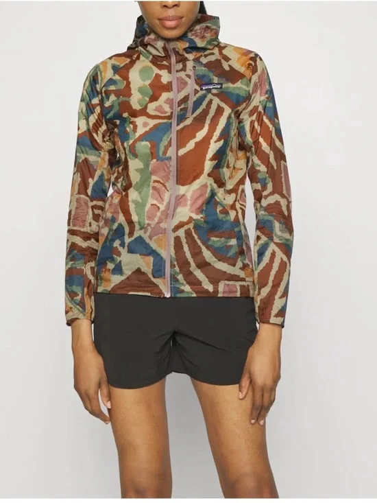 Patagonia Houdini Jacket Women’s Small Thriving Planet Hooded Lightweight - Picture 1 of 11